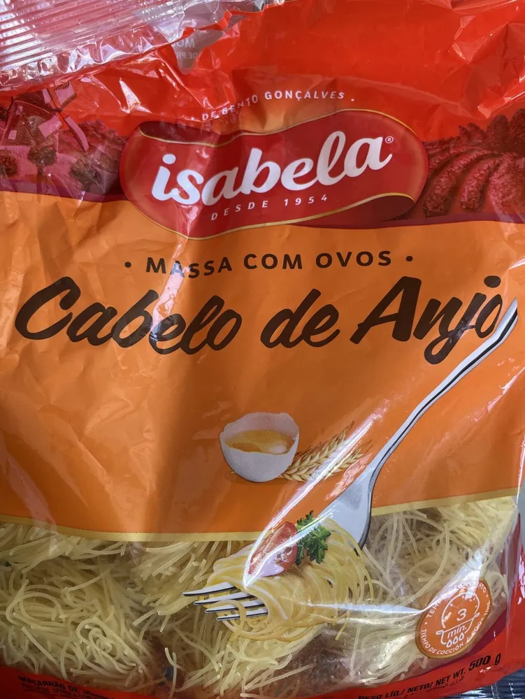 Macarrão Cabelo de Anjo - Isabela - Isabela