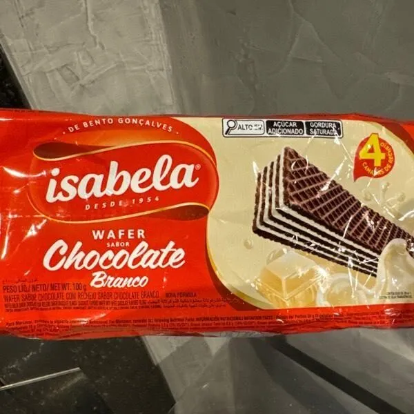 Wafer sabor Chocolate Branco