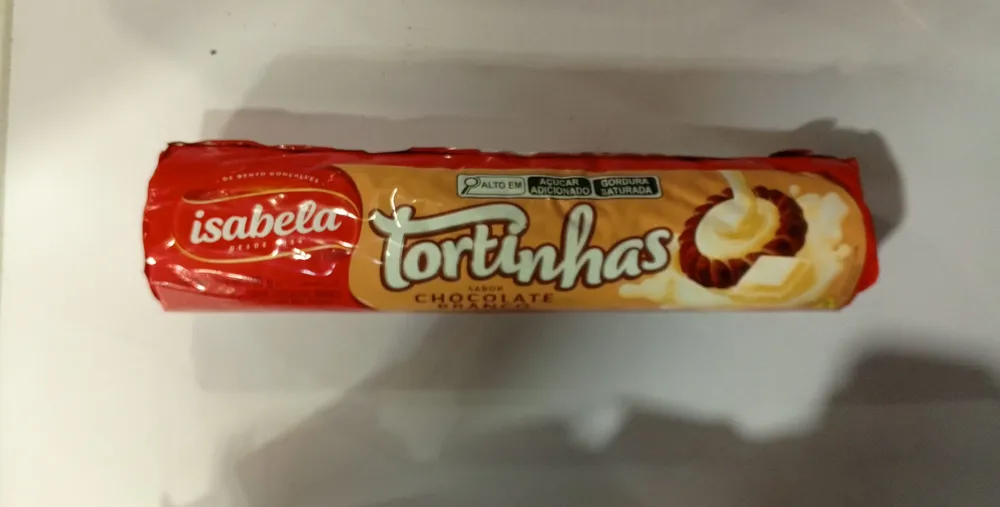 Tortinhas  de chocolate branco - Isabela