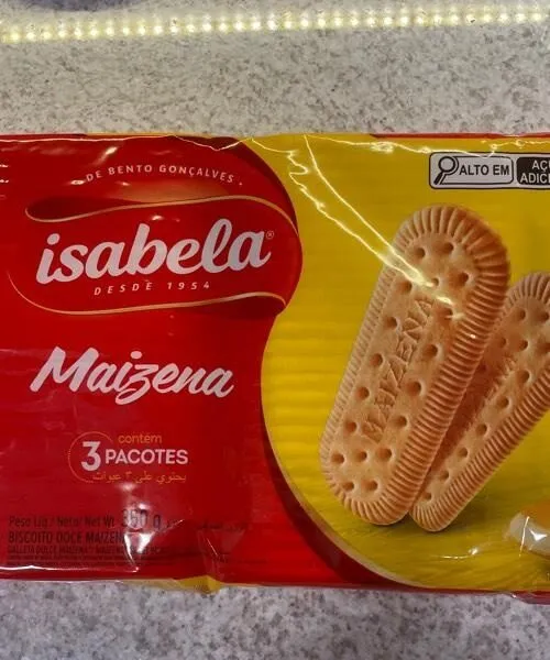 Biscoito doce maizena