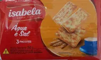Biscoito salgado água e sal