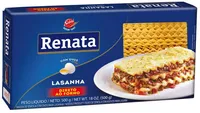 Massa De Sêmola Com Ovos Para Lasanha Renata Caixa 500g