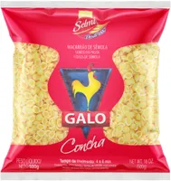 Macarrão De Sêmola Concha Galo Pacote 500g