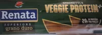 Macarrão De Sêmola De Trigo Grano Duro Spaghetti 8 Renata Superiore Veggie Protein Pacote 500g
