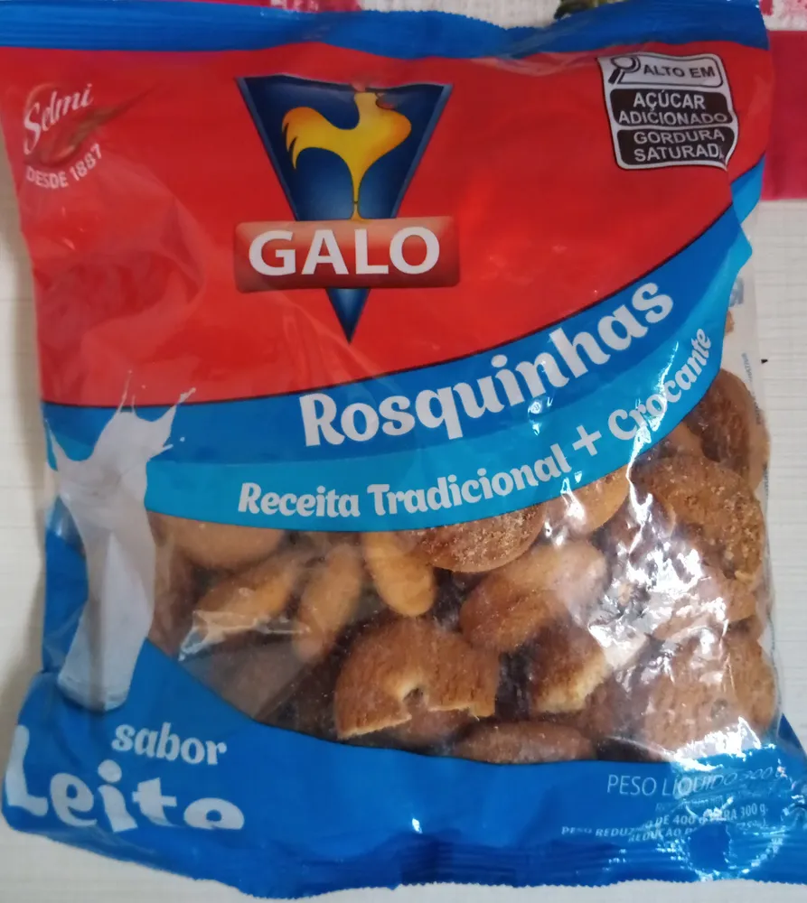 Biscoito Rosquinhas Galo sabor Leite 300g