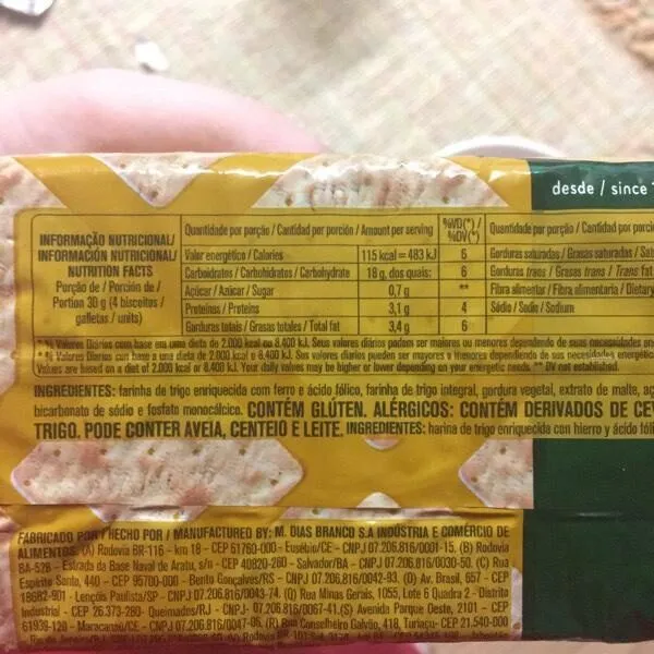 Cream Cracker Integral