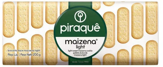 Biscoito Maizena Light Piraquê Pacote 200g