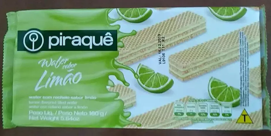Wafer sabor limão