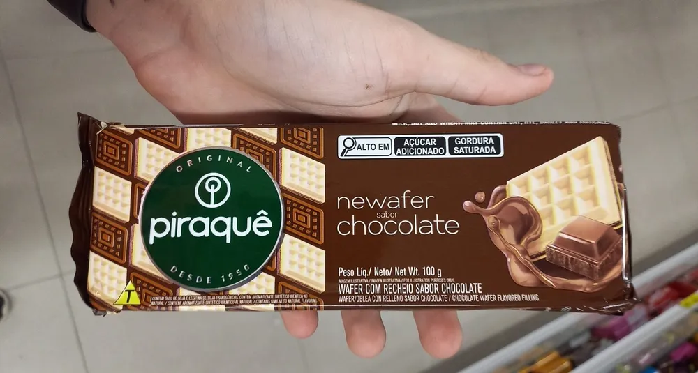 BISC NEWAFER CHOCOLATE 100G PIRAQUE