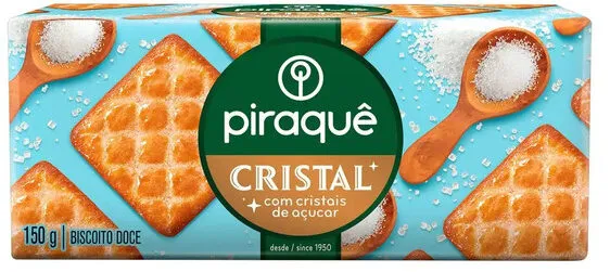 Biscoito Cristal Piraquê Pacote 150g