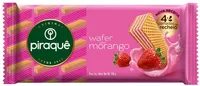 Biscoito Wafer Recheio Morango Piraquê Pacote 100g