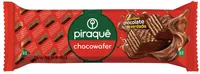 Wafer Recheio E Cobertura Chocolate Piraquê Chocowafer Pacote 100,8g