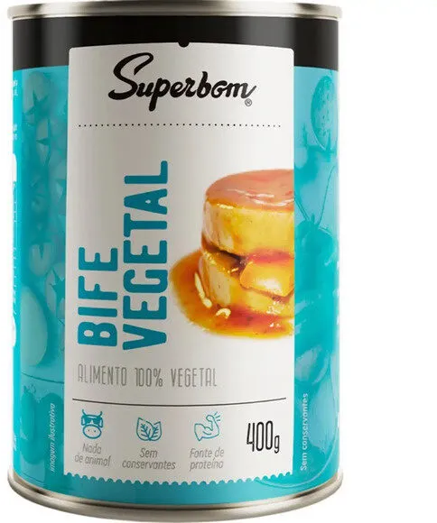 Bife Vegetal Superbom Lata 300g