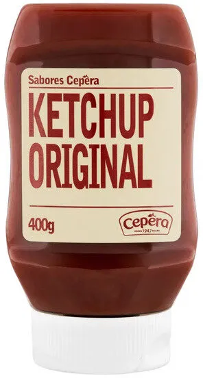 Ketchup Original Sabores Cepêra Squeeze 400g