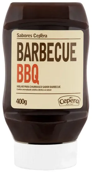 Molho Barbecue Sabores Cepêra Squeeze 400g