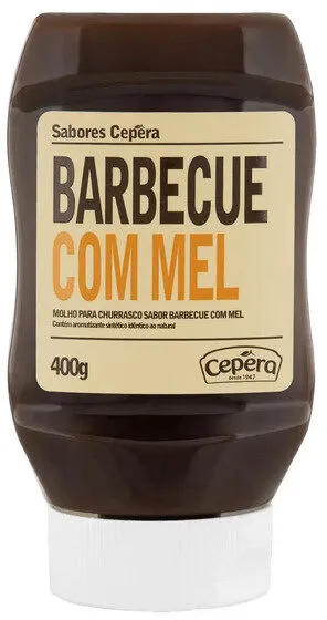 Molho Barbecue Com Mel Sabores Cepêra Squeeze 400g