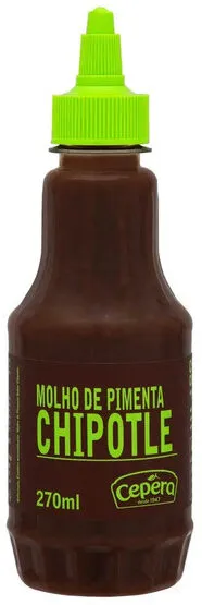 Molho De Pimenta Chipotle Defumada Sabores Cepêra Squeeze 270ml