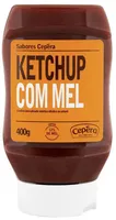 Ketchup Adoçado Com Mel Sabores Cepêra Squeeze 400g