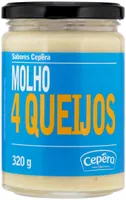 Molho 4 Queijos Sabores Cepêra Vidro 320g