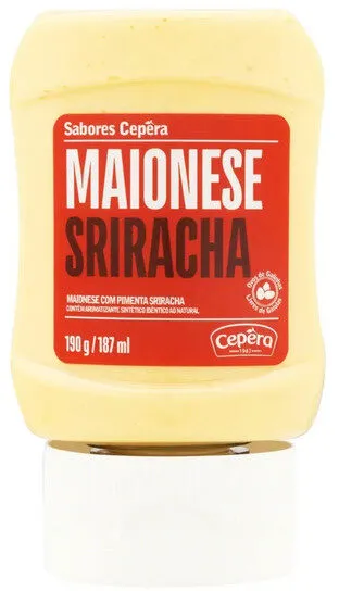 Maionese Sriracha Sabores Cepêra Squeeze 190g