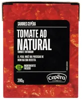 Tomate Ao Natural Triturado Sabores Cepêra Caixa 390g