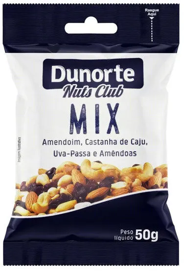 Mix De Nozes 50g Dunorte Doce Vida Segall