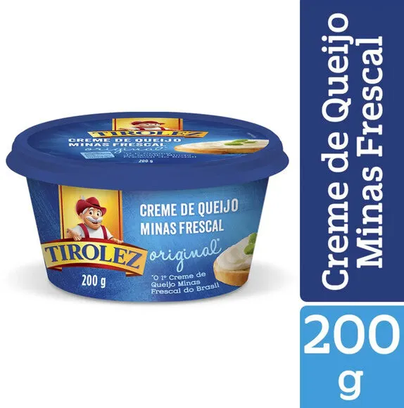Creme De Queijo Minas Frescal Original Tirolez Pote 200g