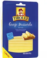 Queijo Mussarela Fatiado Tirolez 150g
