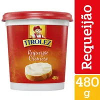 Requeijão Cremoso Tirolez Pote 480g Embalagem Econômica Leve Mais Pague Menos