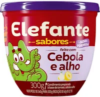 Extrato De Tomate Com Cebola E Alho Elefante Pote 300g