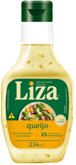 Molho Para Salada Queijo Liza Squeeze 234ml