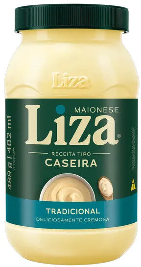 Maionese Caseira Tradicional Liza Pote 489g