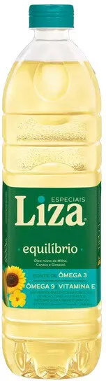 óleo Misto De Milho, Canola E Girassol Liza Especiais Equilíbrio Garrafa 900ml
