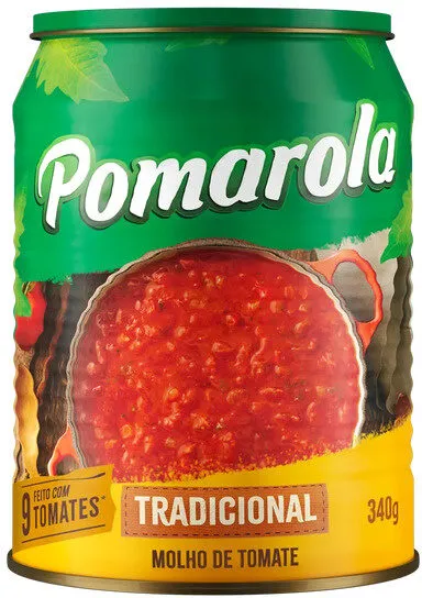 Molho De Tomate Tradicional Pomarola Lata 340g