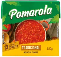Molho De Tomate Tradicional Pomarola Caixa 520g