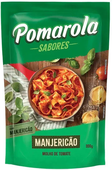 Molho De Tomate Manjericão Pomarola Sabores Sachê 300g
