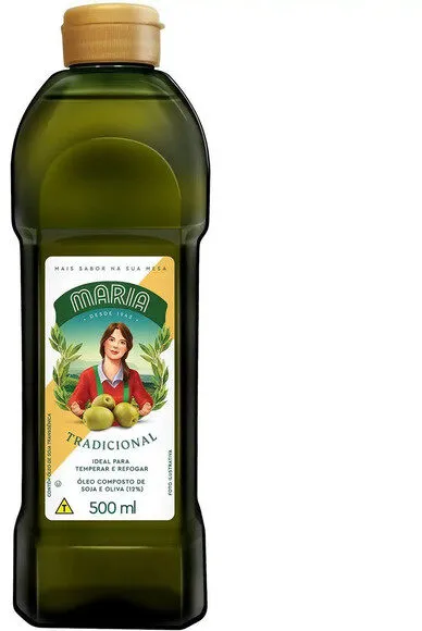 óleo Composto De Soja E Oliva Tradicional Maria Garrafa 500ml