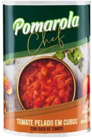 Tomate Pelado Cubos Pomarola Chef Lata 400g