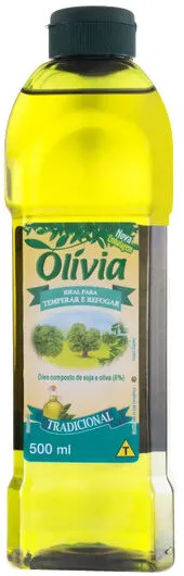 óleo Composto De Soja E Oliva Tradicional Olívia Garrafa 500ml