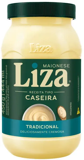 Maionese Caseira Tradicional Liza Pote 450g