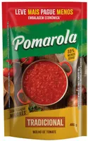 Molho De Tomate Tradicional Pomarola Sachê 460g Embalagem Econômica Leve Mais Pague Menos