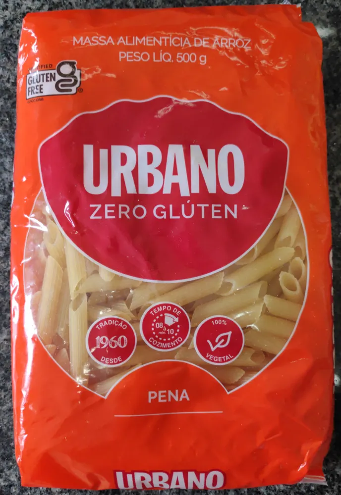 Urbano Zero Glúten - Massa Alimentícia de Arroz