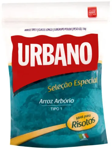 Arroz Arbório Urbano 1kg