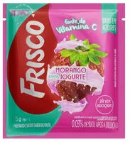Refresco Em Pó Morango Com Iogurte Frisco Pacote 25g