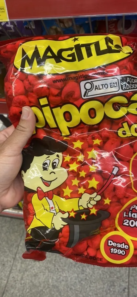 pipoca doce