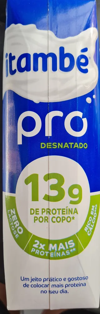 Leite 13g proteína