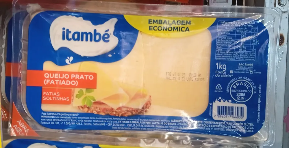 Queijo Prato (Fatiado)