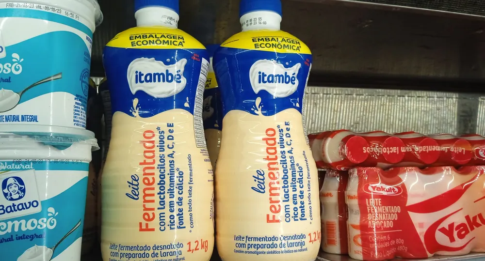 Leite Fermentado Desnatado Itambé Garrafa 1,2kg Embalagem Econômica