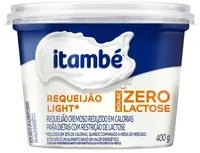 Requeijão Cremoso Light Zero Lactose Itambé Nolac Pote 400g