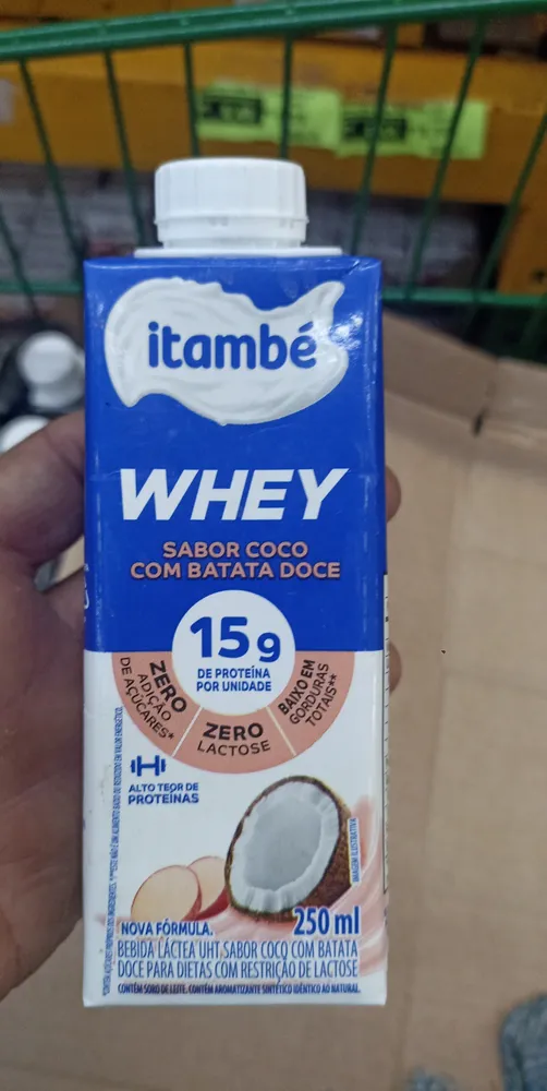 Iorgute Coco com Batata Doce Whey Itambé